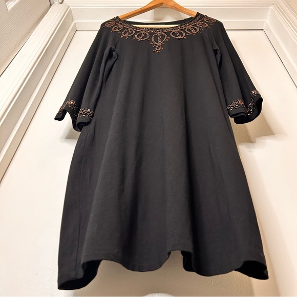 INC (International Concepts) Chocolate Embellished Dress - Size M (NWOT) - Picture 3 of 9